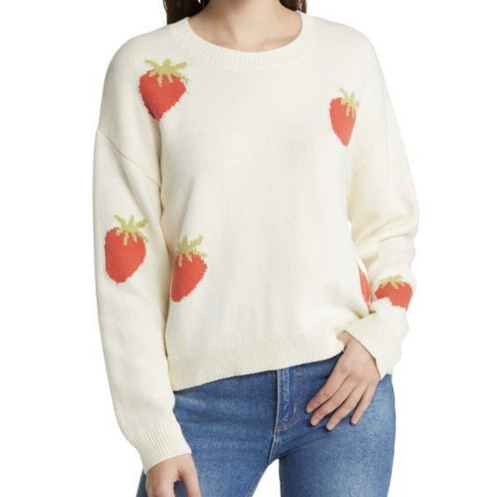 RAILS “Perci” Strawberry Sweater Excellent Condition Size S (Bx 6)